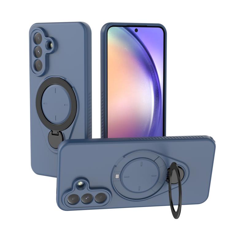 Ring Shield MagSafe TPU Phone Case With 360° Rotating Ring Holder Anti‑Fingerprint For Samsung Galaxy A17 5G