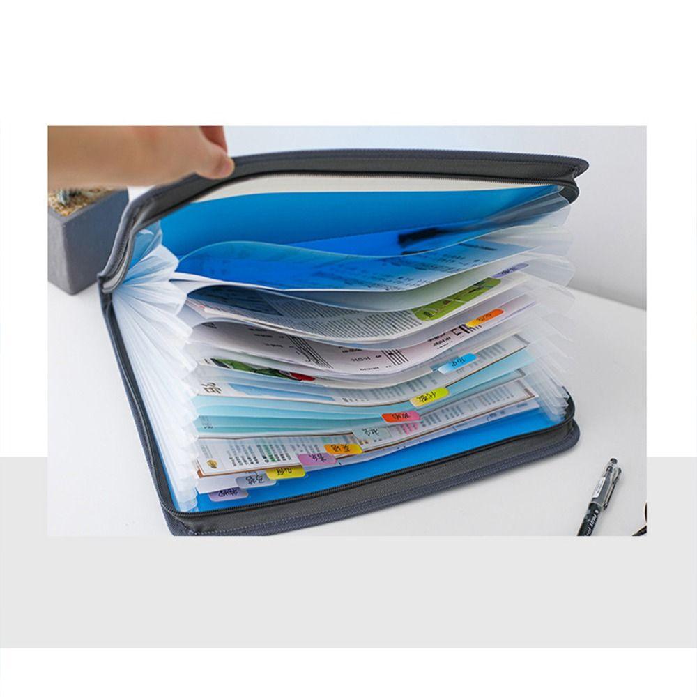 Storage Wallet School Document Organiser Document Organ Bag Expanding Wallet A4 File Folder Bag
