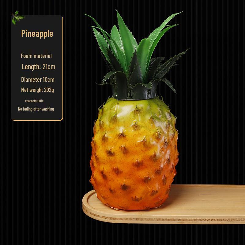 Modelli di Frutta e Verdura in Schiuma: Mele Finte Realistiche, Manghi, Arance, Banane per Decorazione e Oggetti di Scena Educativi.
