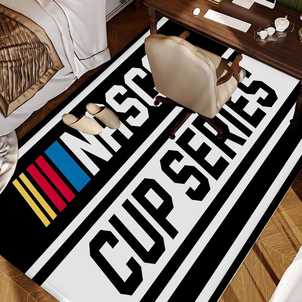 N-NASCARS Racing Car Hallway Carpet Washable Non-Slip Living Room Sofa Chairs Area Mat Kitchen Doormat Area Rug