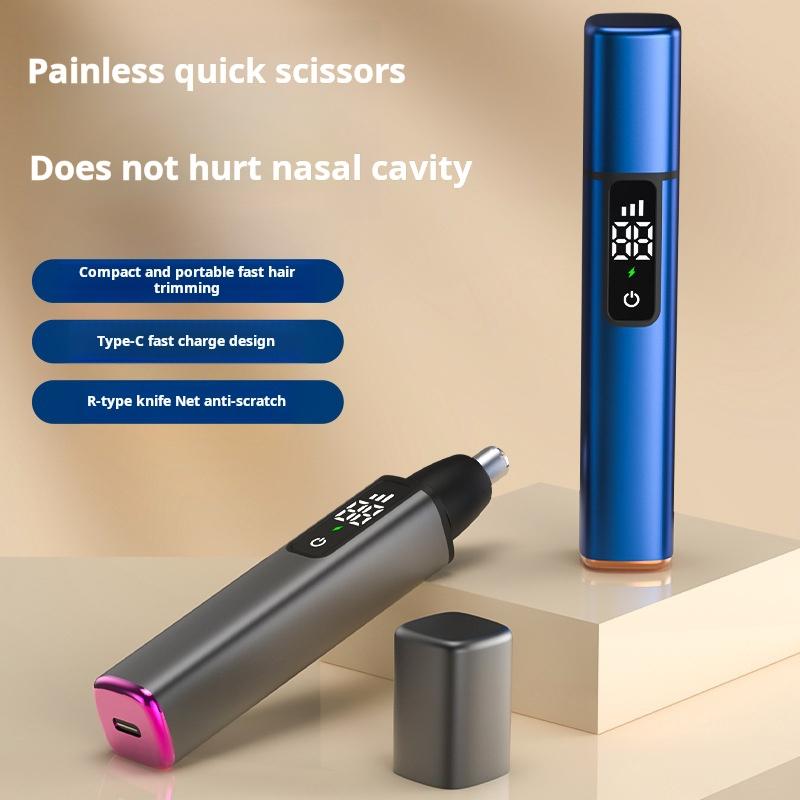 Afișaj digital LED nou îmbunătățit, aparat de tuns electric multifuncțional pentru nas, pentru bărbați, pentru curățarea părului, foarfece pentru bărbierit, mașină pentru păr pentru nas.