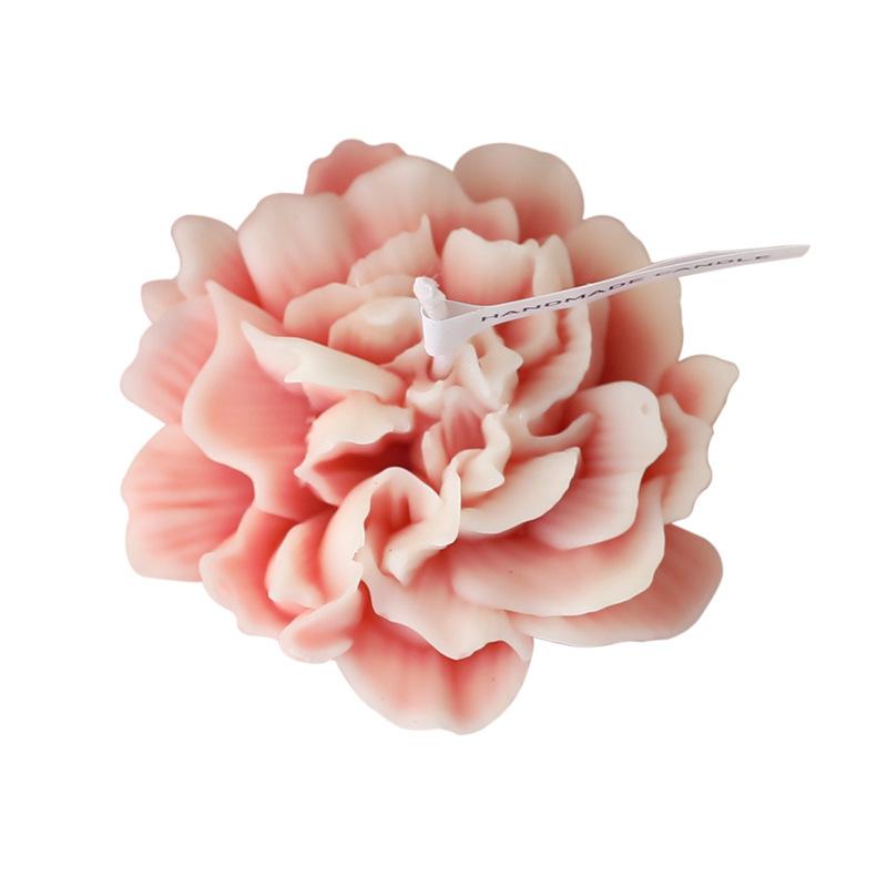 Carnation Flower-shaped Handmade Scented Candle Home Aromatherapy Ornaments Mother's Day Girl's Hand Gift Party Decor