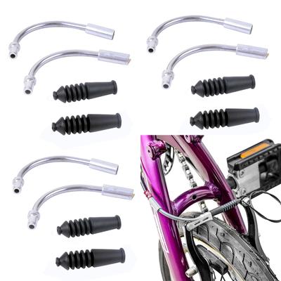 8 PCS Fahrräder V-Brake Brake Noodles und Boot Set Fahrradbremse Biegerohr Kunststoffhülsen Boot Protector Schläuche Fahrradteil