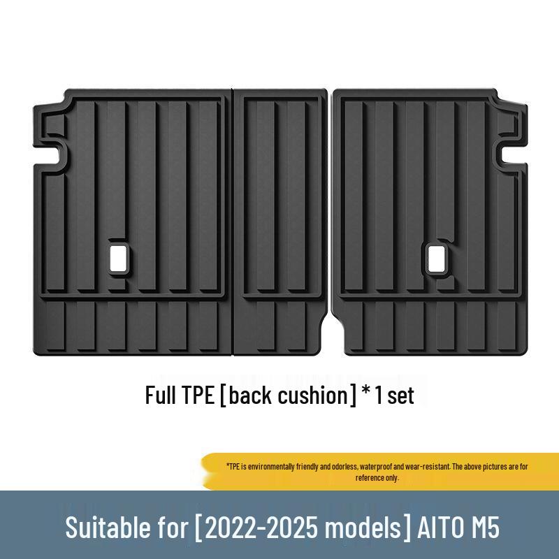 Eco-Friendly TPE Floor and Trunk Mats with Seat Back Protectors for 2022-2025 AITO M5
