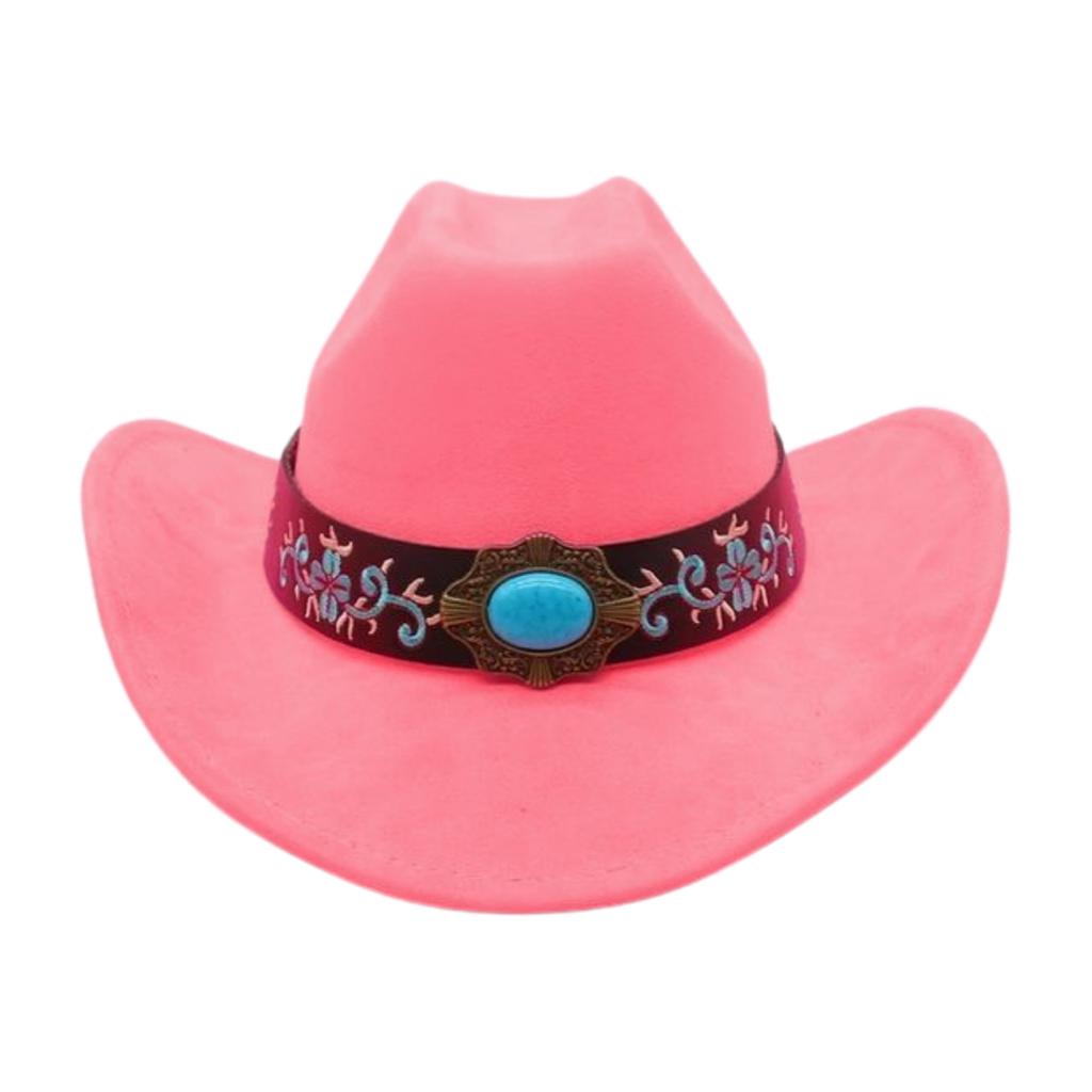 Foreign Trade  Tourism Top Hat Niche Western Cowboy Hat Niche Ethnic Style Skull Stage Dance Performance Hat