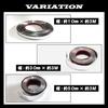 TIGRE BLANC Chrome Molding Silver Tape Body Bumper Universal Protector Protection Dress Up PVC Metallic Width 50mm Length 3m