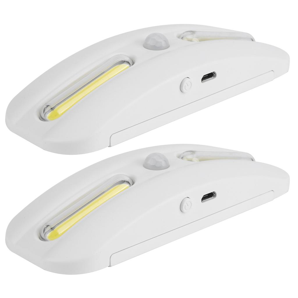 2PCS USB Charging COB LED Motion Sensor Light Closet Lamp Cabinet Light for Home Corridor
