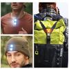 Small Size EDC Flashlight Clip On Rechargeable Safety Bike Light Portable Design ABS Material Running Light EDC Gear