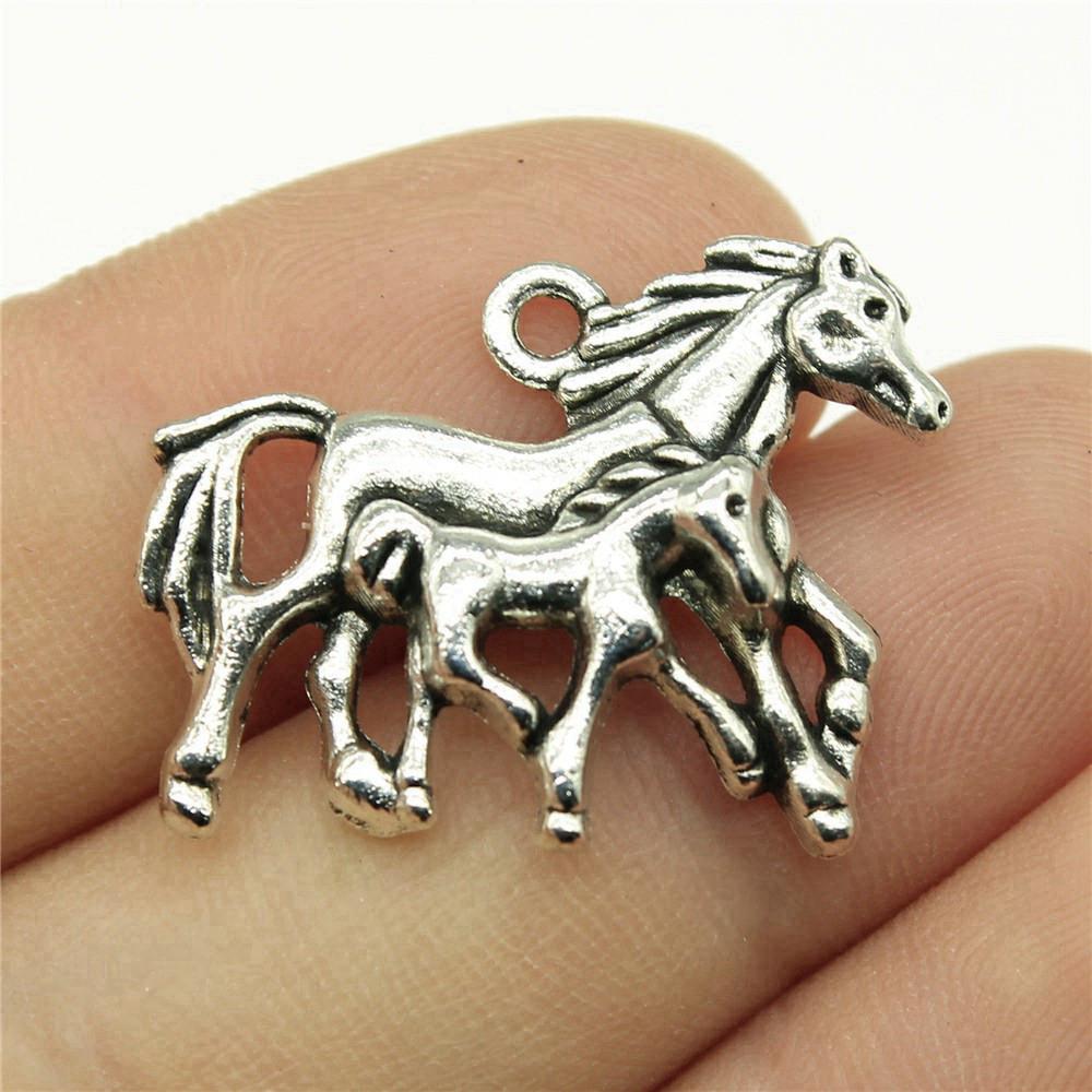 Charms Pegasus Horse Pendants Minimalist Jewelry Components QC095