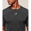 Gymshark LighTweighT Seamless T shirT Black silhoueTTe Grey A2c7m Bbmw