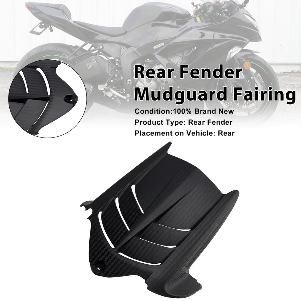 Rear Fender Mudguard Fairing For Kawasaki ZX-6R 636 2009-2025