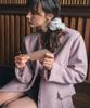 OURNOSTALGIA Aubree Tweed Jacket_Vintage Pink(O25-Ot02)