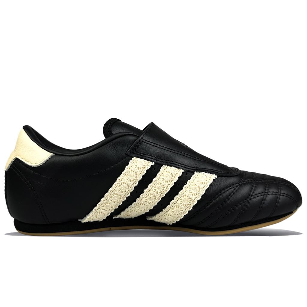 Adidas Originals Taekwondo Slip Resistant Slip Resistant Low top Training Shoes Women's Black Beige JQ4775(Team40-)