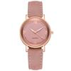 Arabic Dial Watch Women's Casual Leather Band Analog Quartz Watches