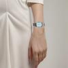TITONI Plum Blossom Elegant Yiren Series Automatic Mechanical Movement 100 Meters 27mm Blue Dial Stainless Steel Case Stainless Steel Strap 729 S-719