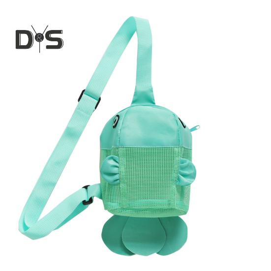 

Цветная сетчатая пляжная сумка с регулируемыми плечевыми ремнями, застежка-молния, водонепроницаемая сумка из ракушек, сумка для хранения пляжных игрушек светло-зеленый