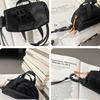 Nylon Oxford Cloth Crossbody Bag Large Capacity Men Purse Zipper Neck Hanging Bag  Daily