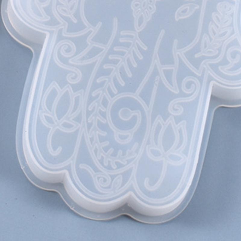 Aroma Plaster Silicone Mold Handicrafts Soap Candle Resin Casting Mold DIY Handmade Cool Hand of Fatima Ornaments Mold