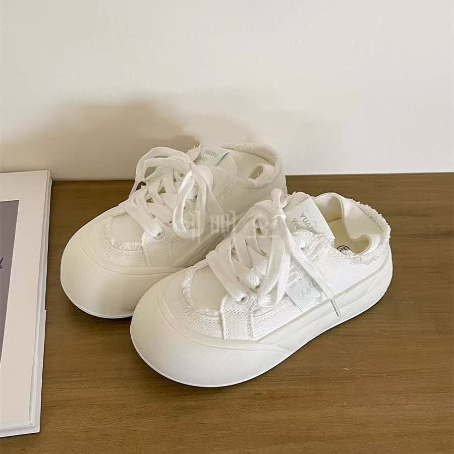 Summer two shoes children's new thick-soled thin breathable lightweight bread shoes