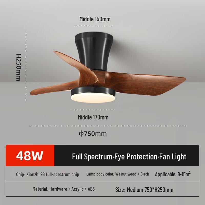Dream Bubble Vintage Ceiling Fan Chandelier