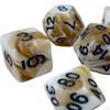 7 Stück Acryl Polyeder Würfel, Rollenspiel Sammlung Brettspiel Langlebige Requisiten für RPG