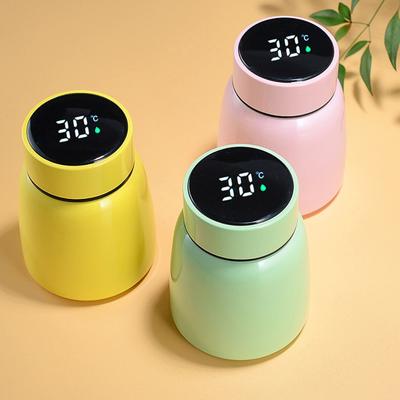 Insulated Food Container with Temperature Display Food Grade Large Capacity Leakproof Portable Insulated Food Jar Soup Cup