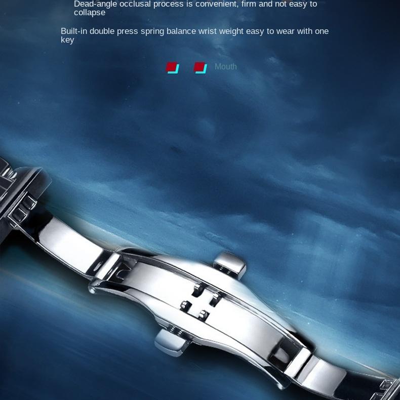 SVJ Men's Watch Car Wheel Modified Rs7 Men's Watch Hydraulic Three-dimensional Hollow Quartz Watch