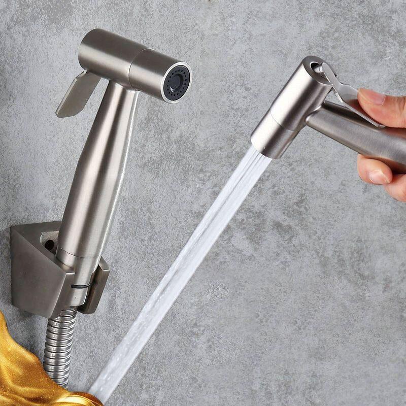 Handheld Toilet Faucet Sprayer Bathroom Accessories Held Sprayer Hand Bidet Spray Bathroom Self Cleaning Shower Head Hand Fauce