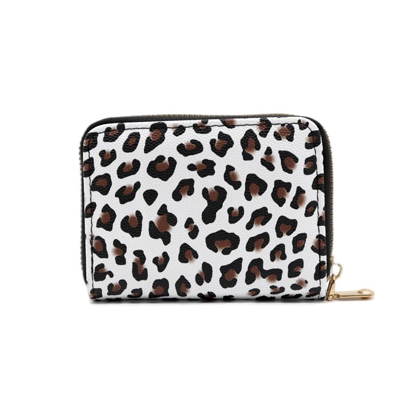 New Organ Card Bag, Women's High-end Leopard Print Wallet, Men's Large-capacity Multi-card Multi-function ID Holder
