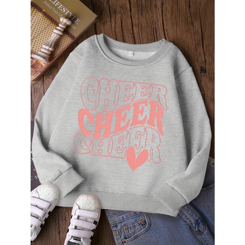 Kids Sweatshirt Stylish Round-Neck Sweatshirt, Casual Print Top, Kids' Fashion Casual Wear