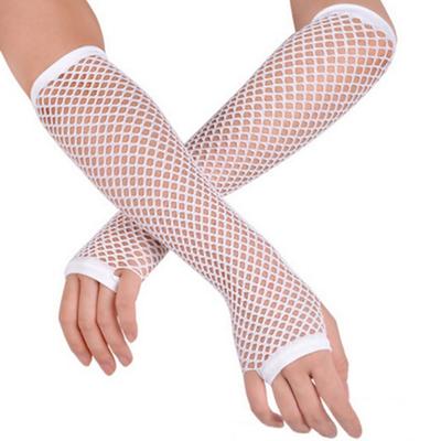 Guantes de Malla Calados Punk Gótico Sin Dedos