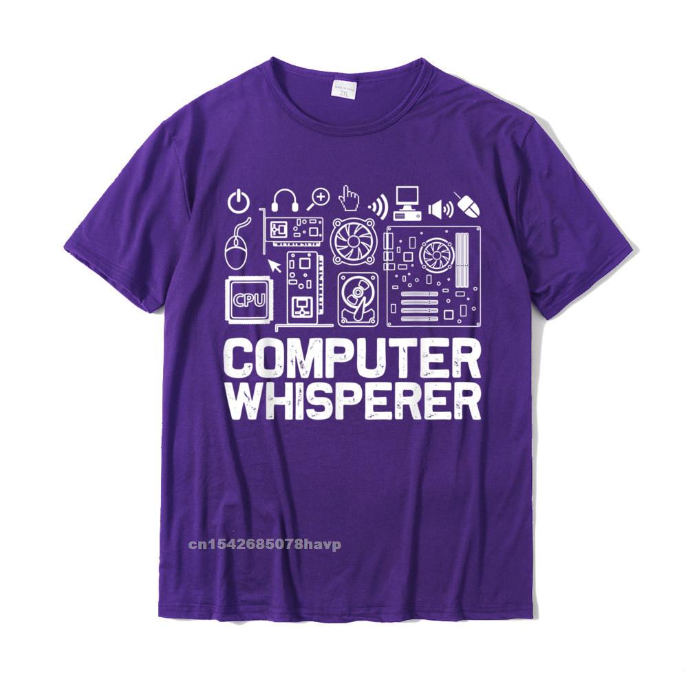 Computer Whisperer Shirt IT Tech Support Nerds Geek TShirt TShirt Cotton Tops T Shirt Funny Brand New 3D Printed Tshirts
