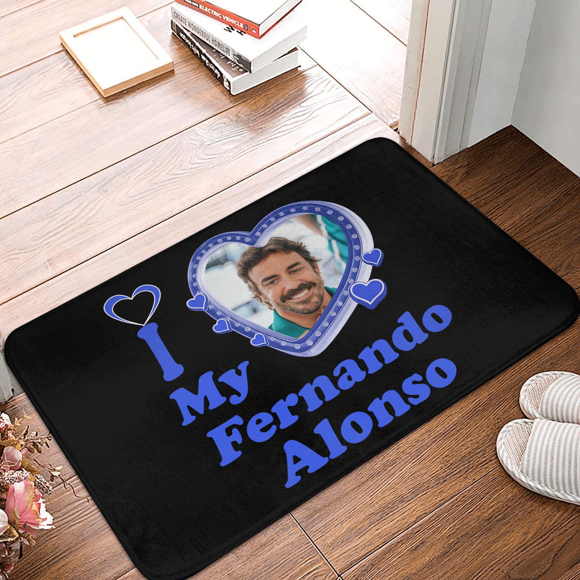

Fernandos Alonsos Smile Meme Doormat Mat Anti-Slip Bathroom Kitchen Toilet Rug Carpet 40*60cm 40cmx60cm