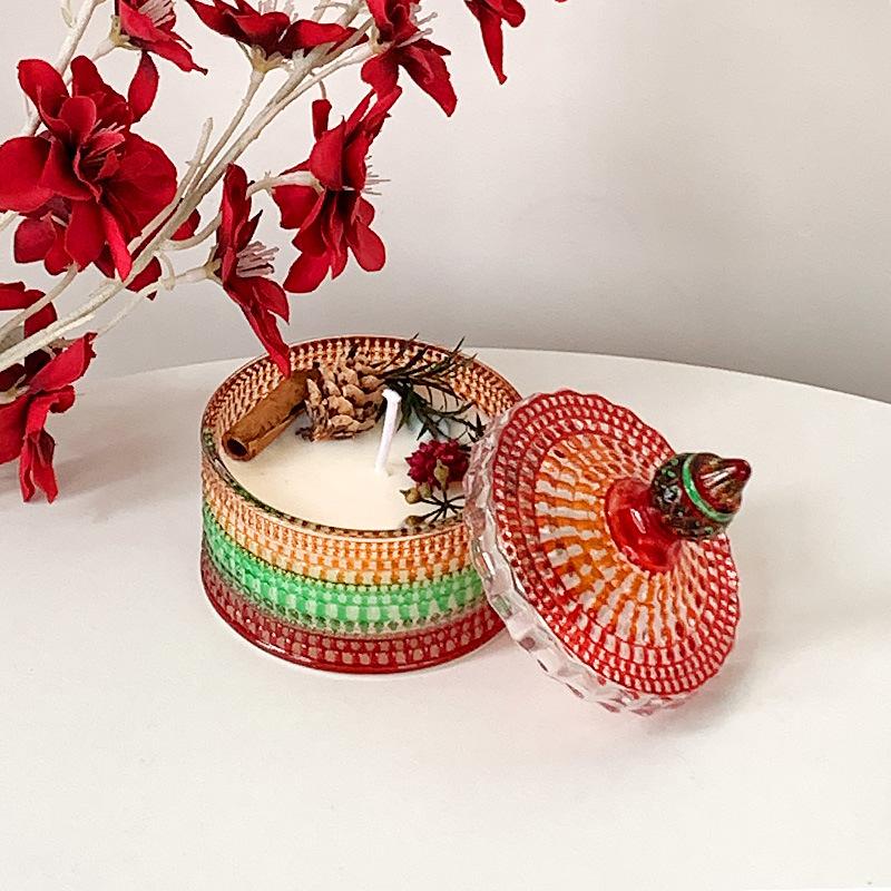 Aromatherapy Candle Handmade Gift for Girls Bedroom Home Long-lasting Fragrance Low-temperature Fragrance High-end Feeling