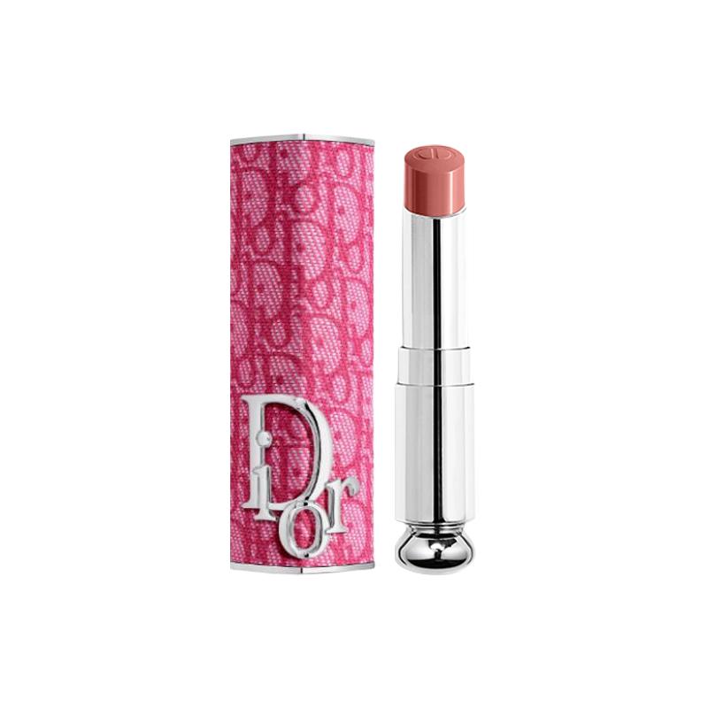 DIOR Lipstick Two-piece set: classic rose pink printed lipstick shell + glamorous lipstick refill #100 Nude Look красный