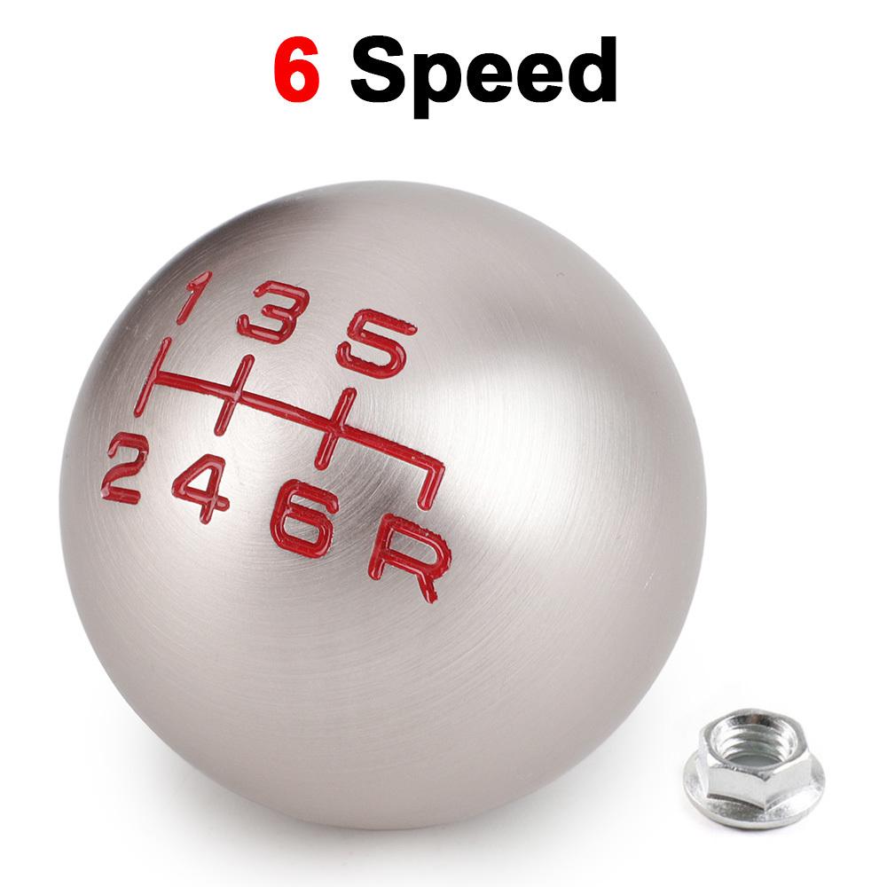 Aluminum 5/6 Speed JDM Ball Shape Shift Gear Knob M10*1.5 For Honda Fit Civic City FD2 FN2 EP3 TYPE R DC2 DC5 AP1 AP2 S2000 F20C