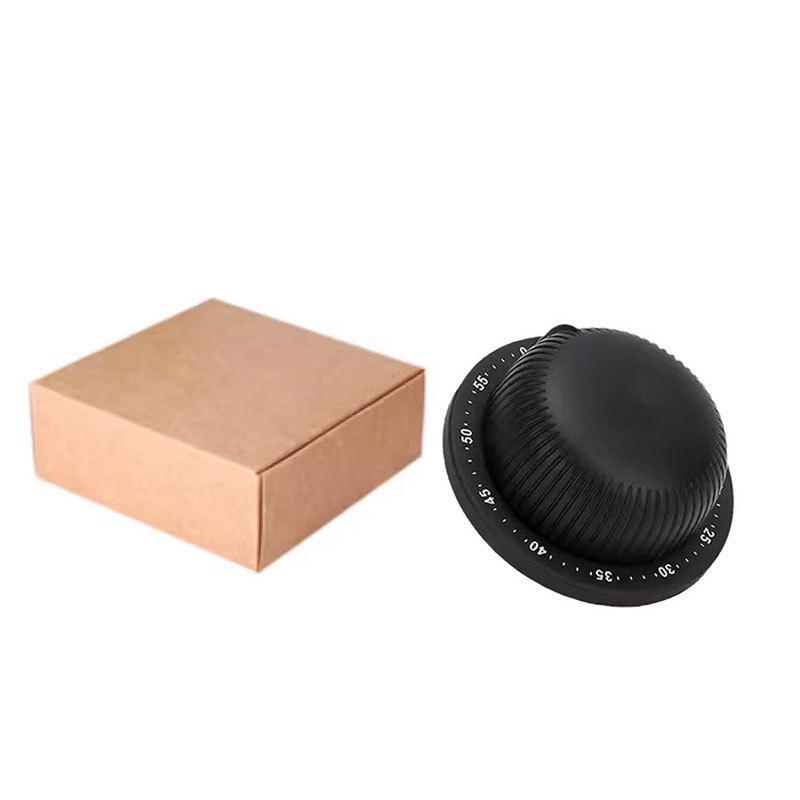 1Pcs Magnetic Kitchen Timer Stainless Steel Timer Mechanical Alarm Clock Baking Reminder For Learning Time Management
