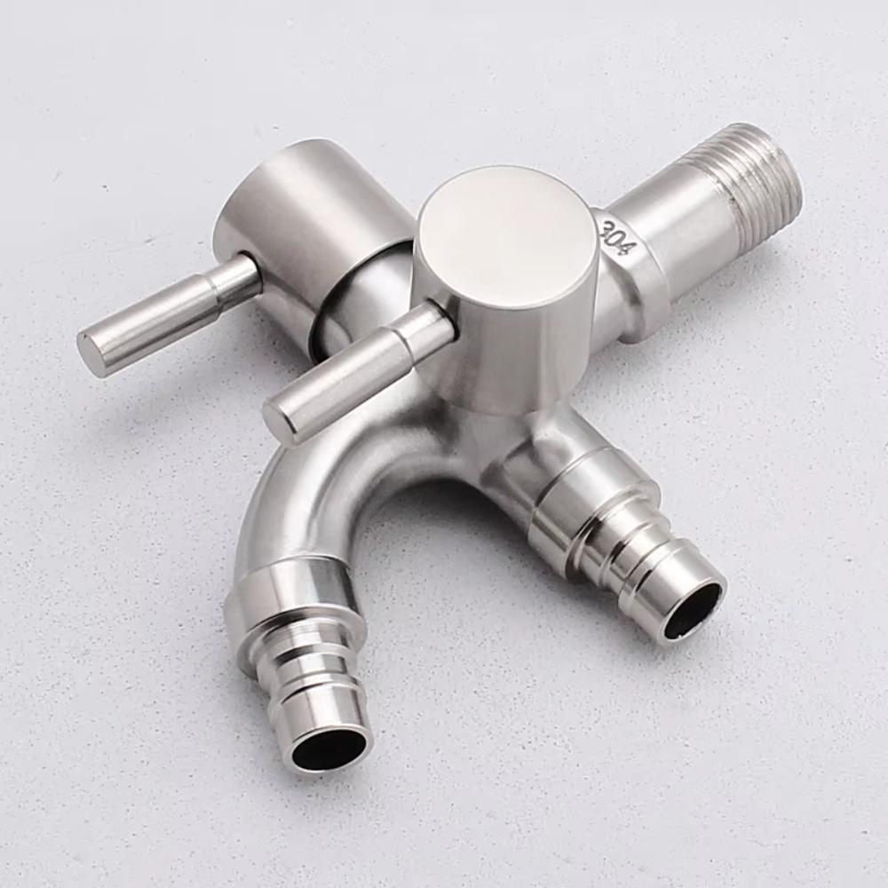 Stainless Steel Washing Machine Faucet Rust-proof Garden Water Tap  Irrigation