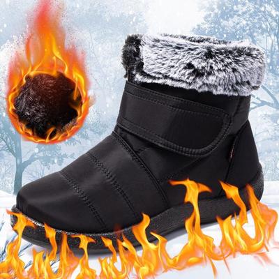 35-43 Winter Boots Women's Boots Mother Shoes Waterproof Ankle Boots Women Rain Warm Fur Foot