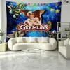 Gremlins Wall Tapestry Aesthetic Wall Hanging Printed Fabric Blanket Decorative Tapestries for Bedroom Living Room Home Decor