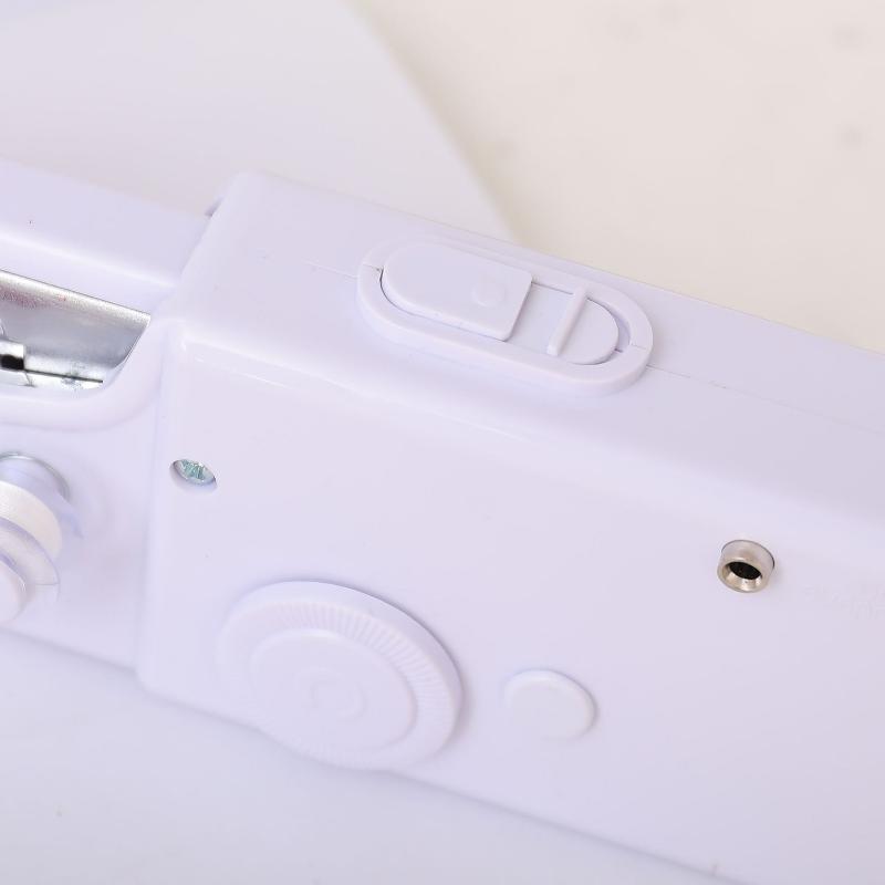 Portable Mini Handheld Sewing Machine Stitch Sew Needlework Cordless Clothes Fabrics Electric Sewing Machine