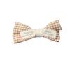 Striped Pattern Pet Clothes Thin Lightweight Breathable Soft Dog Shirt Multi Size Fit Bow Tie Style Pup Outfit Party Dress Up