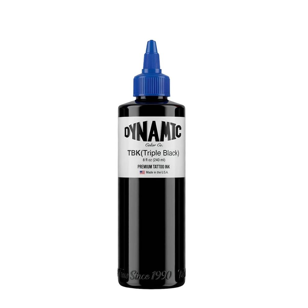 Set de Tintas Dinámicas para Tatuajes: Pigmentos Triple y Totem Negro, Negro Congo y Blanco