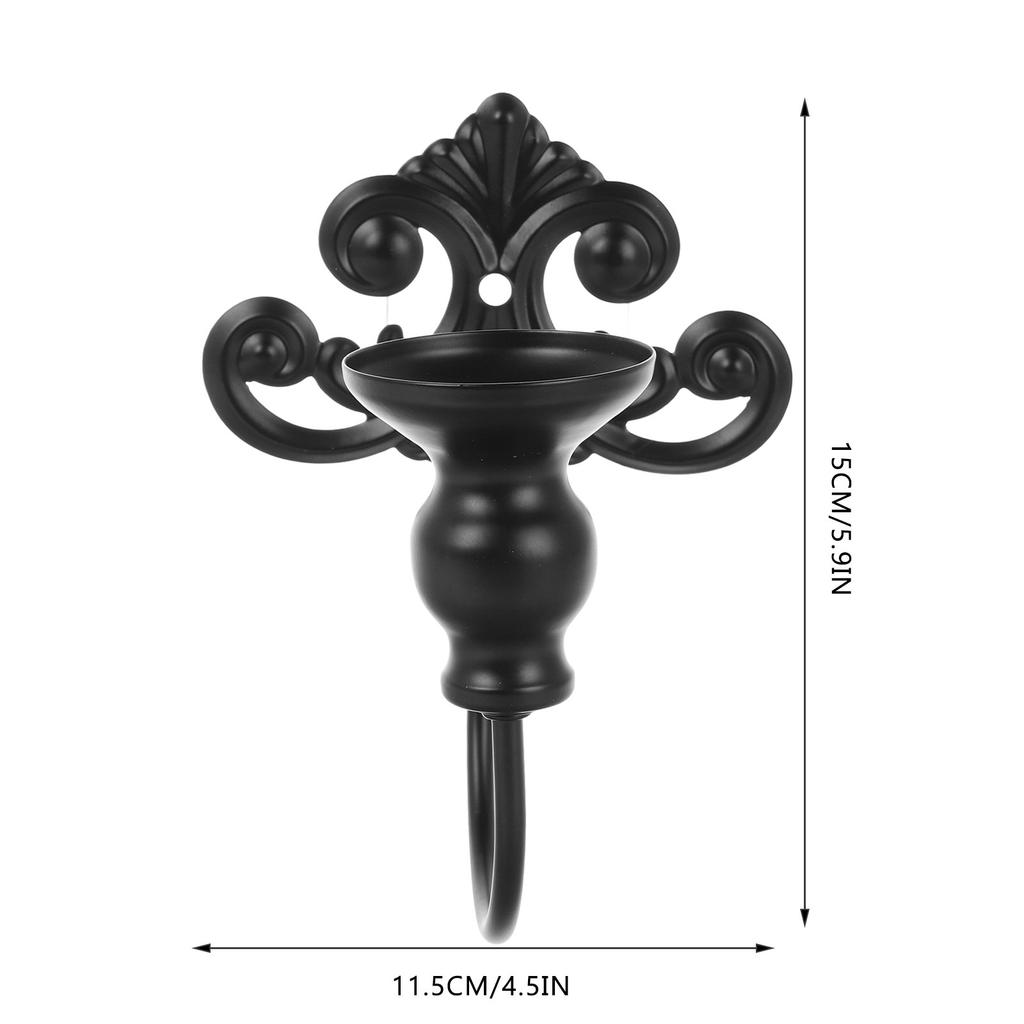 Iron Wall Holder Slim Decorative Design for Dining Room Living Room Office Use Metal Sconces Decor