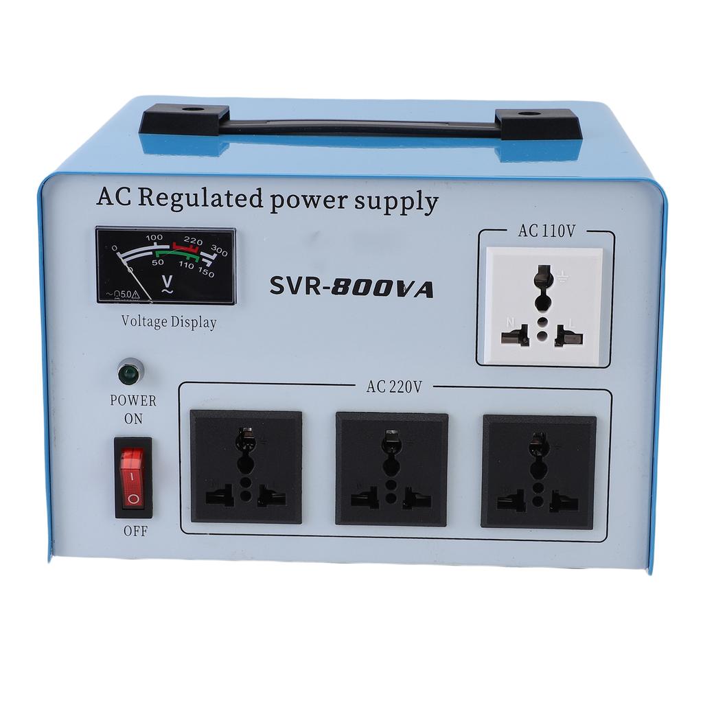 800W Automatic Voltage Regulator Single Phase Voltage Stabilizer for Computers Smartphones Photography Equipment 160