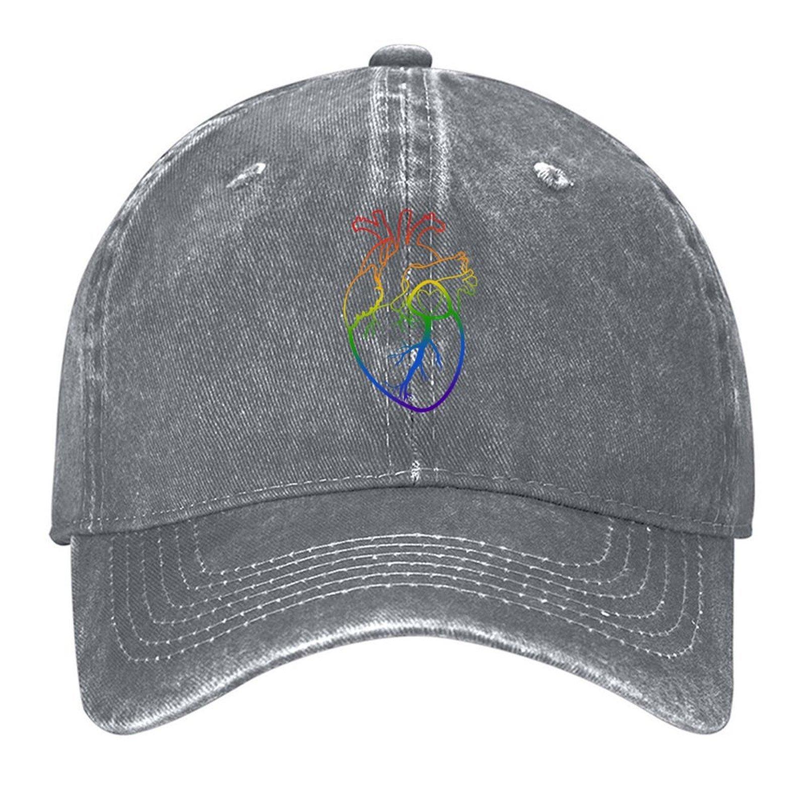 2026 Colorful Anatomically Correct Heart V.1 Baseball Cap Golf Hat Man Cute |-F-| Baseball For Men Women s