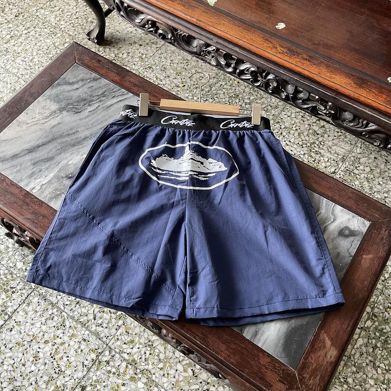 24S marques tendance européennes et américaines transfrontalières short décontracté camouflage Alcatraz pour hommes et femmes, plage américaine high street séchage rapide 5 points