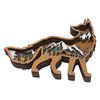 Wooden Animal Statue Boxwood Burr Free Smooth Surface Fine Workmanship Home Decor Crafts for