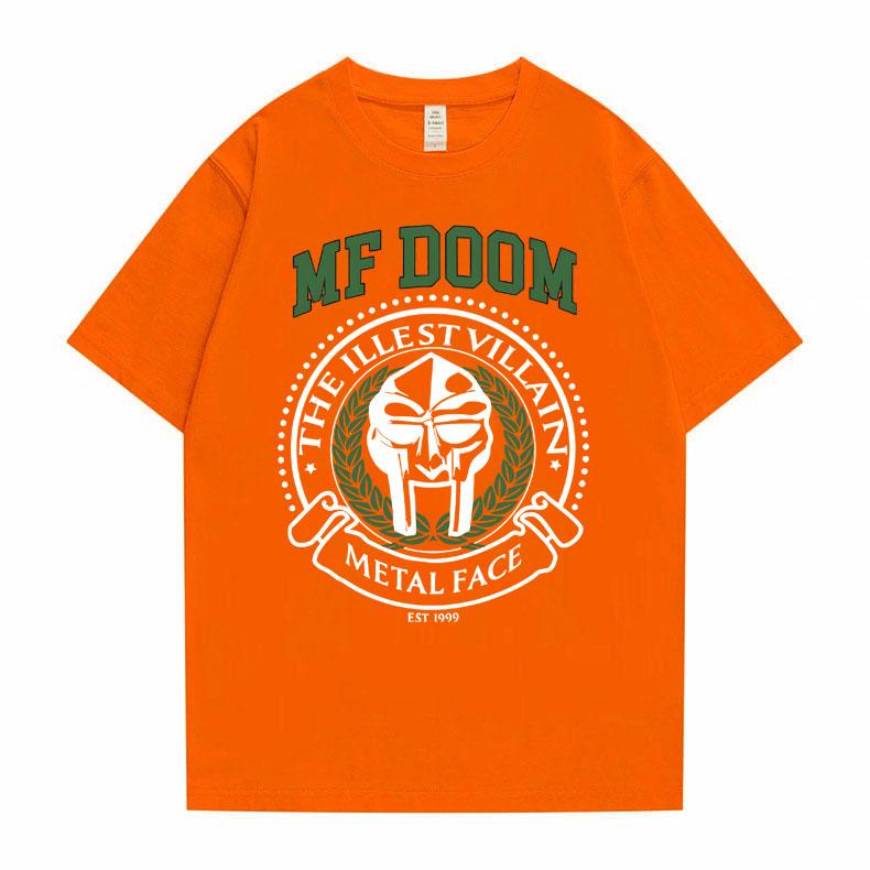 Rapper Mf Doom Madvillain The Illest Villain Metal Face Graphic Print Tshirt Male Casual Oversized Tshirt Unisex Hip Hop T Shirts