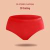LangSha Women's Lucky Red Mid-Waist Briefs